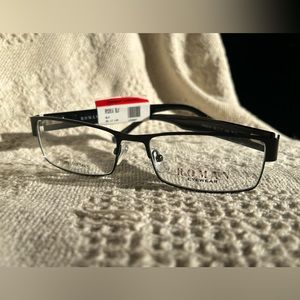 Roman eyewear metal eyeglass frame. Spring hinges. New w demo lens eyeglasses